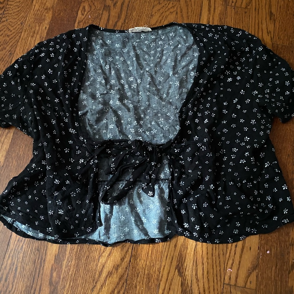 Pacsun Tie Blouse